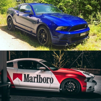 Ravoony Plus Customized Marlboro Car Wrap 02