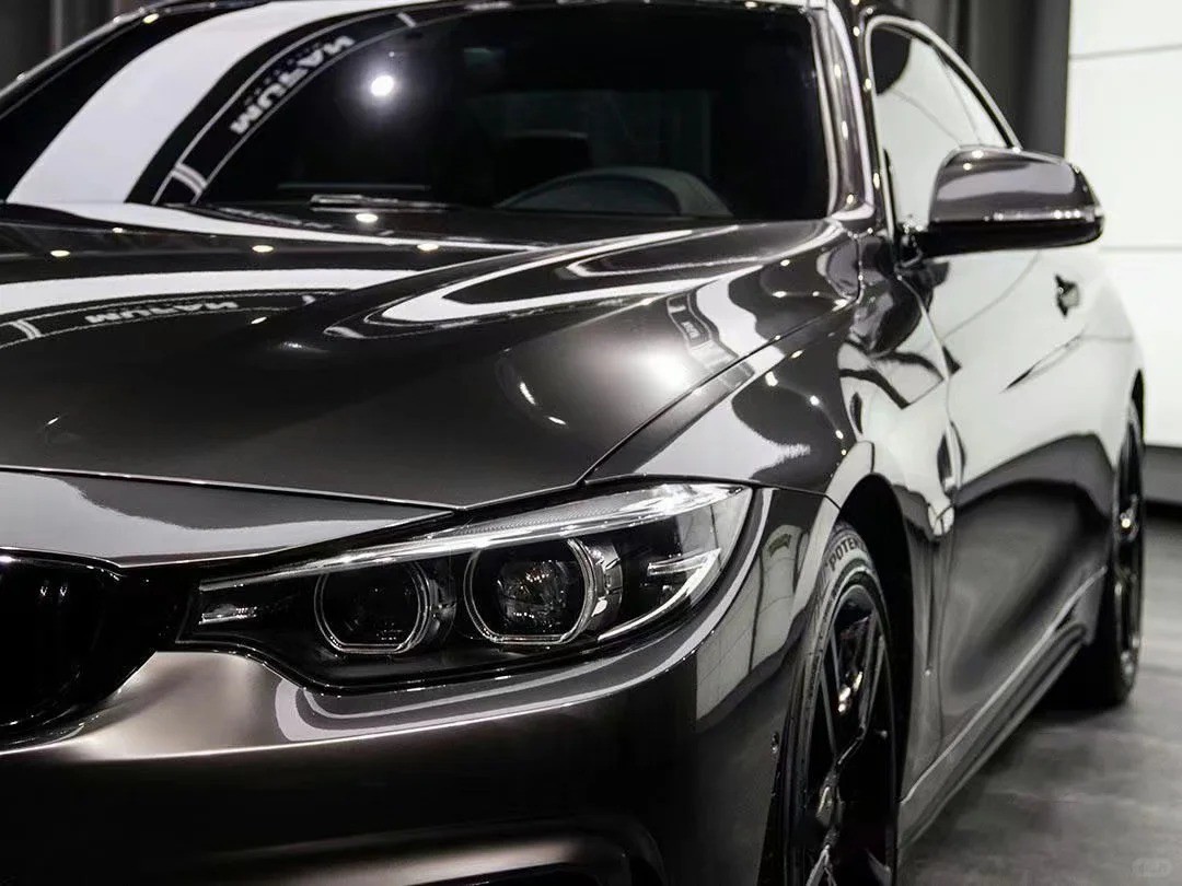 Ravoony Plus Gloss Gunmetal Grey Vinyl Wrap