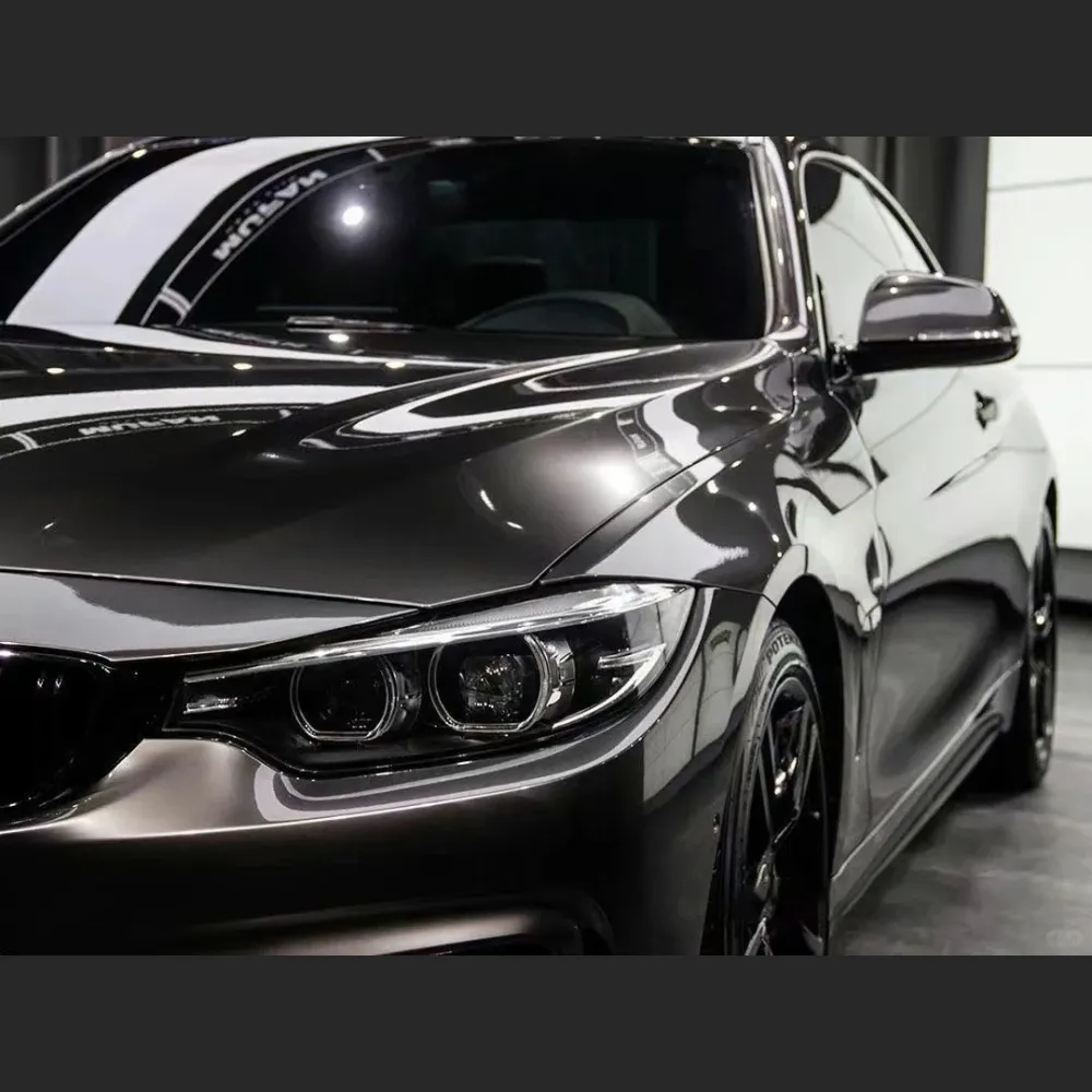 Ravoony Plus Gloss Gunmetal Grey Vinyl Wrap