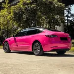 Ravoony Plus Glossy Crystal Rose Red Vinyl Car Wrap