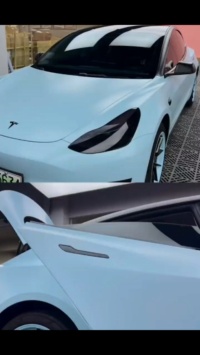 Ravoony Plus Matte Glacier Blue Car Wrap