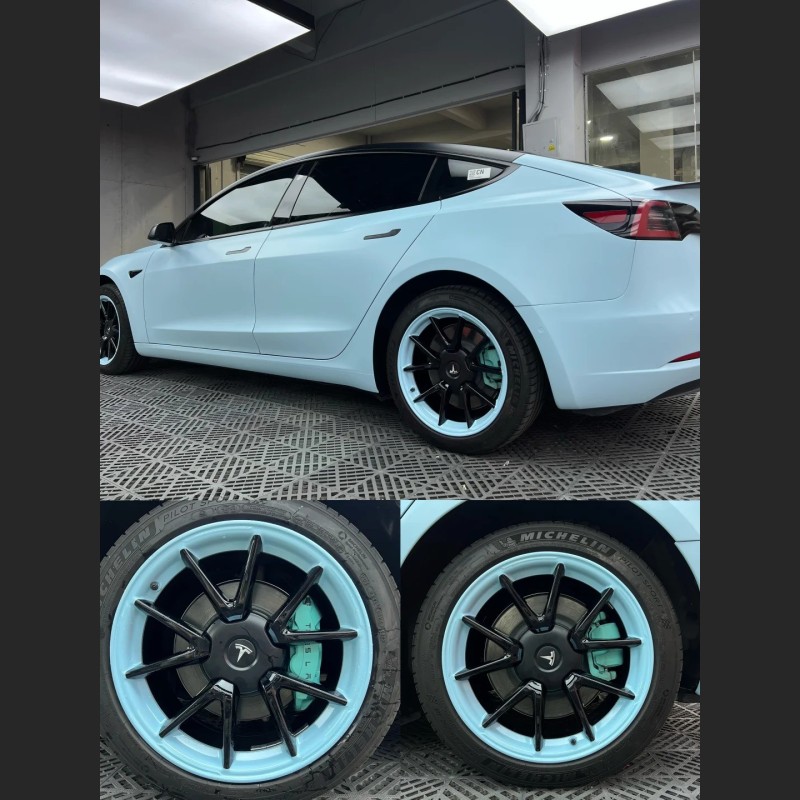 Ravoony Plus Matte Glacier Blue Car Wrap