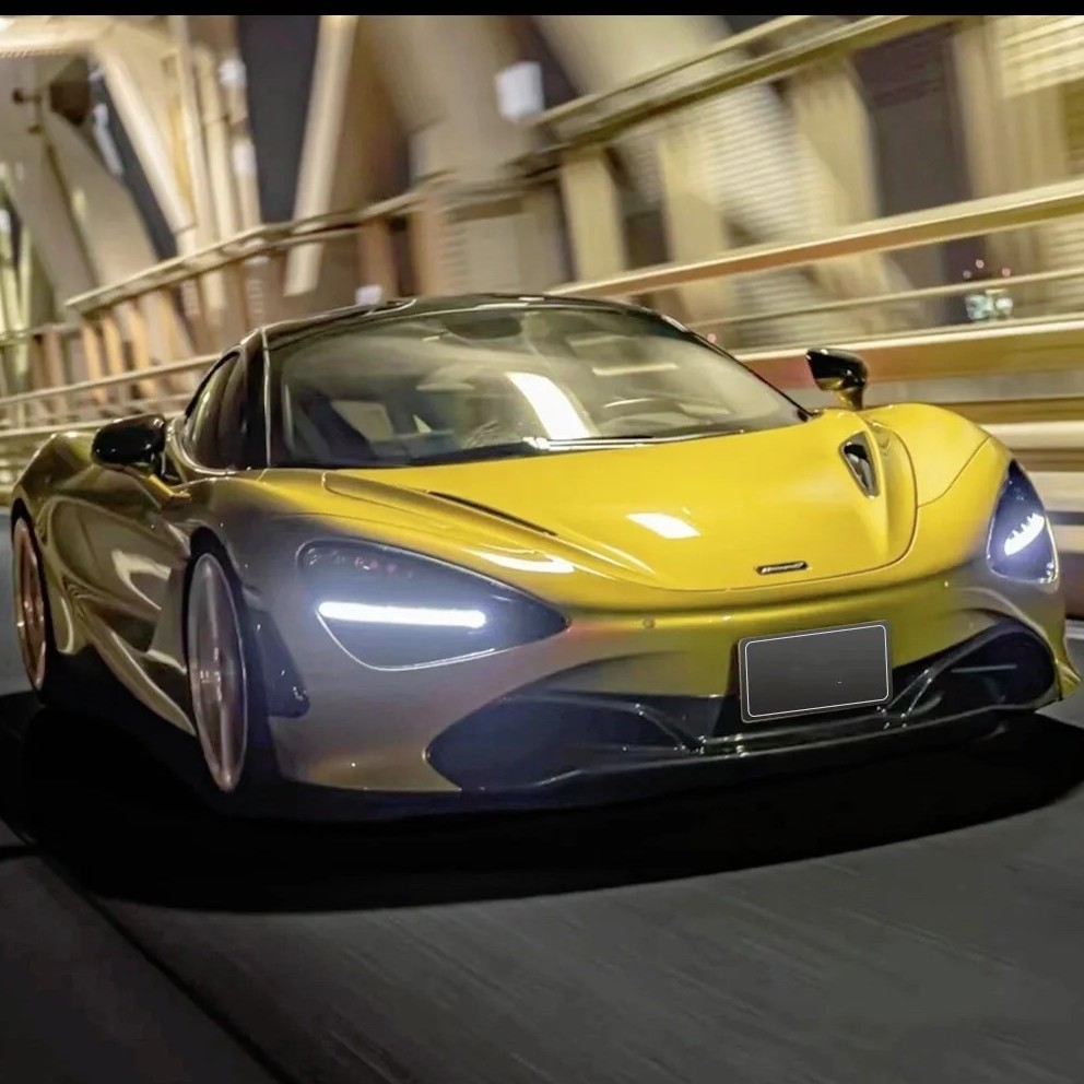 Ravoony Plus Glossy Metallic BMW M4 Paint Lemon Yellow Car Wrap