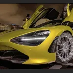 Ravoony Plus Glossy Metallic BMW M4 Paint Lemon Yellow Car Wrap