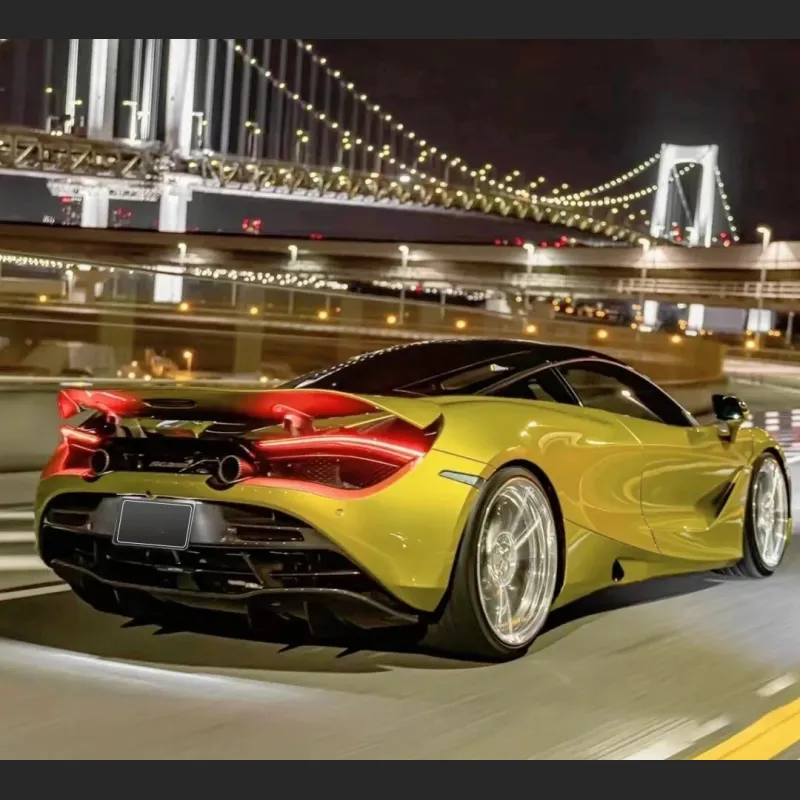 Ravoony Plus Glossy Metallic BMW M4 Paint Lemon Yellow Car Wrap