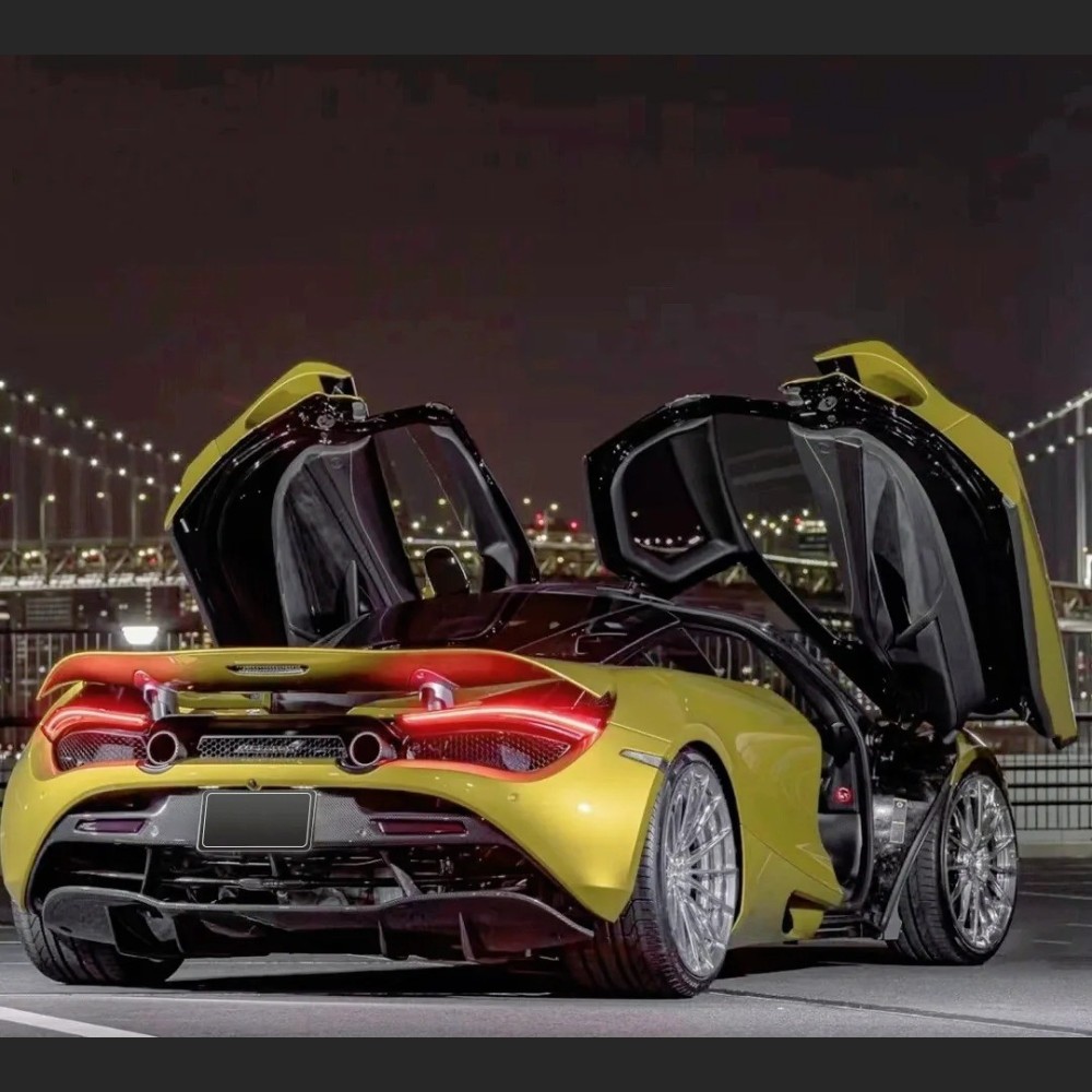 Ravoony Plus Glossy Metallic BMW M4 Paint Lemon Yellow Car Wrap