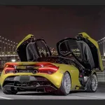 Ravoony Plus Glossy Metallic BMW M4 Paint Lemon Yellow Car Wrap