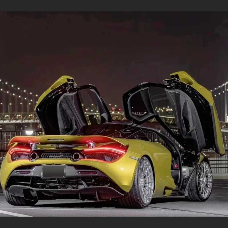 Ravoony Plus Glossy Metallic BMW M4 Paint Lemon Yellow Car Wrap