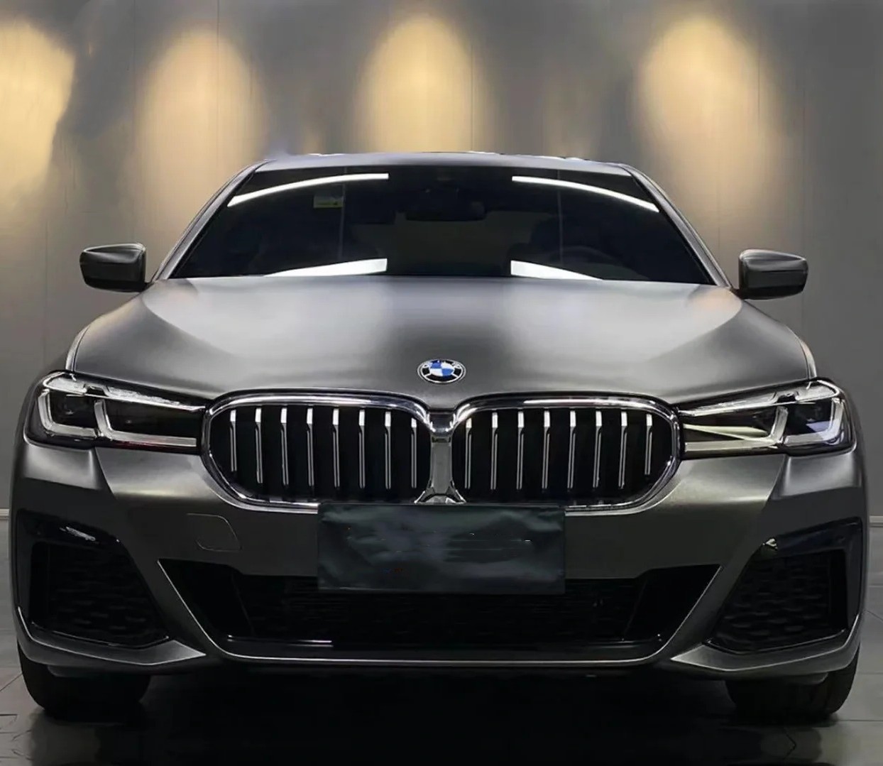 Ravoony Plus Matte Metallic Graphite Black Car Vinyl Wrap