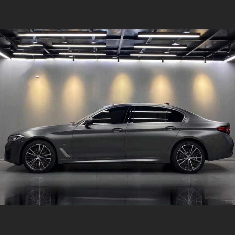 Ravoony Plus Matte Metallic Graphite Black Car Vinyl Wrap