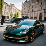 Ravoony Plus Glossy Agate Green Car Vinyl Wrap