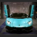  Ravoony Plus Gloss Metal Paint Ocean Blue Car Wrap