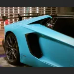  Ravoony Plus Gloss Metal Paint Ocean Blue Car Wrap