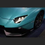  Ravoony Plus Gloss Metal Paint Ocean Blue Car Wrap
