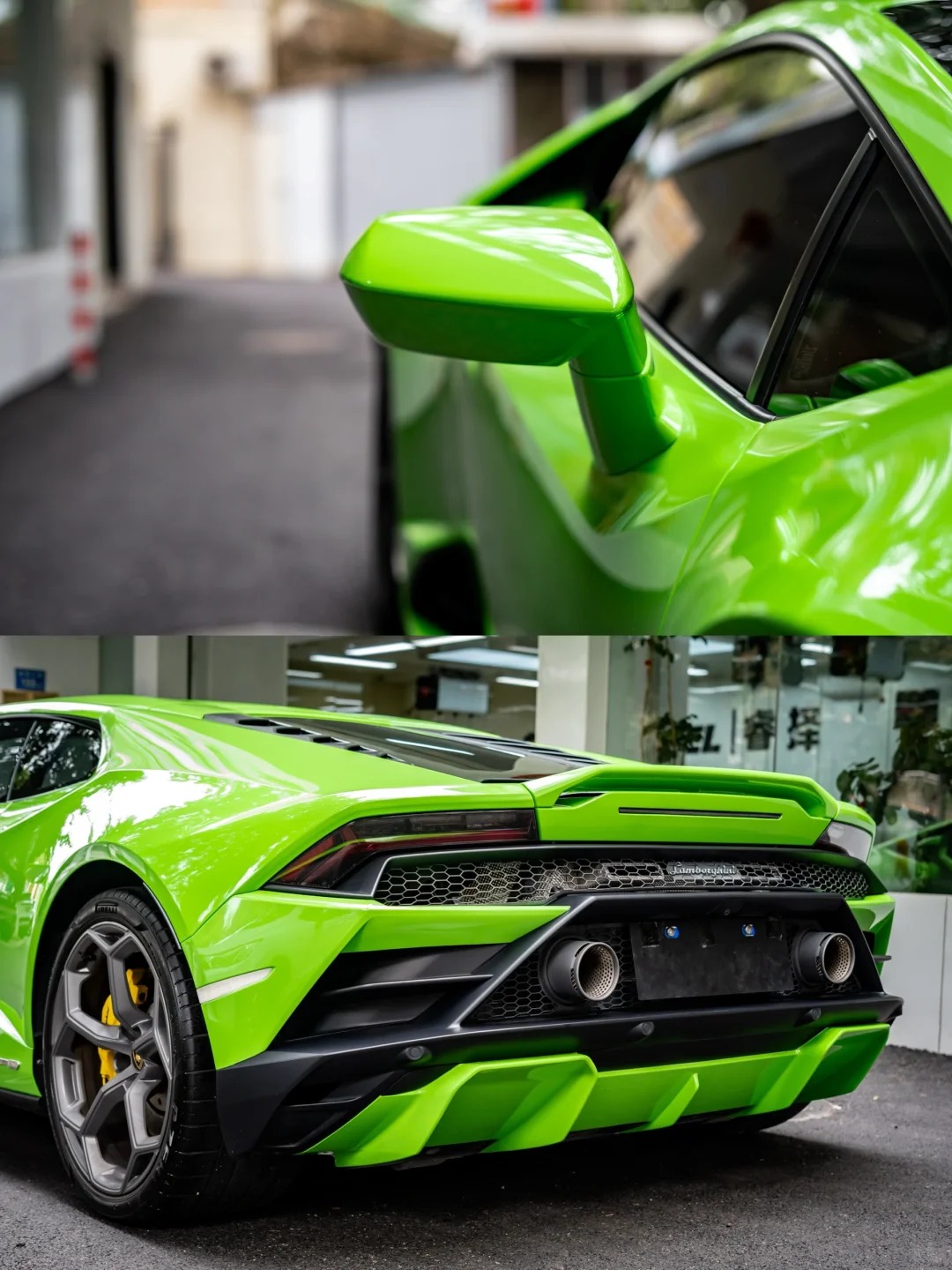 Ravoony Plus Lime Green Vinyl Wrap
