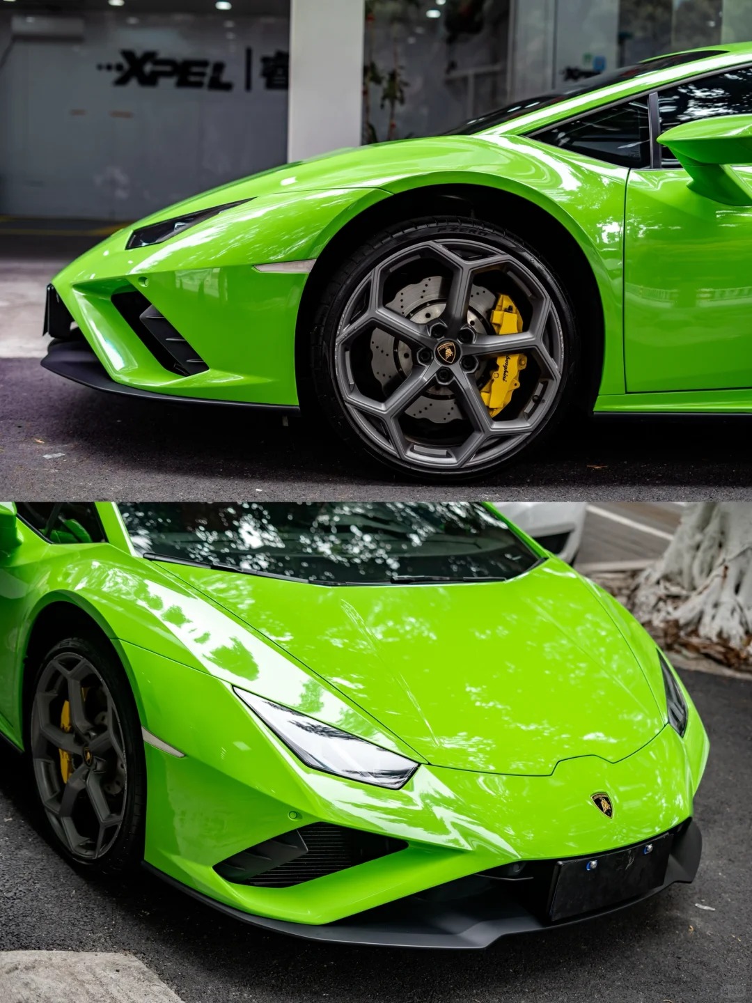 Ravoony Plus Lime Green Vinyl Wrap