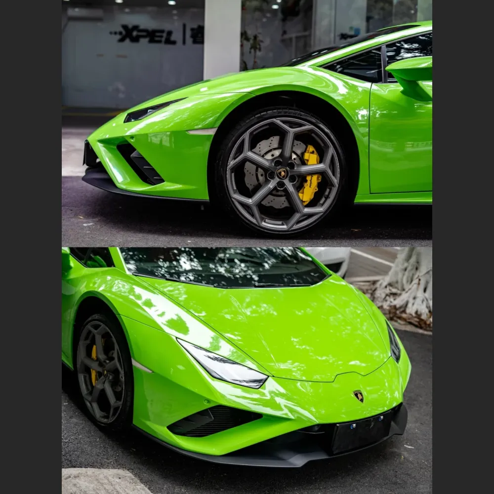 Ravoony Plus Lime Green Vinyl Wrap