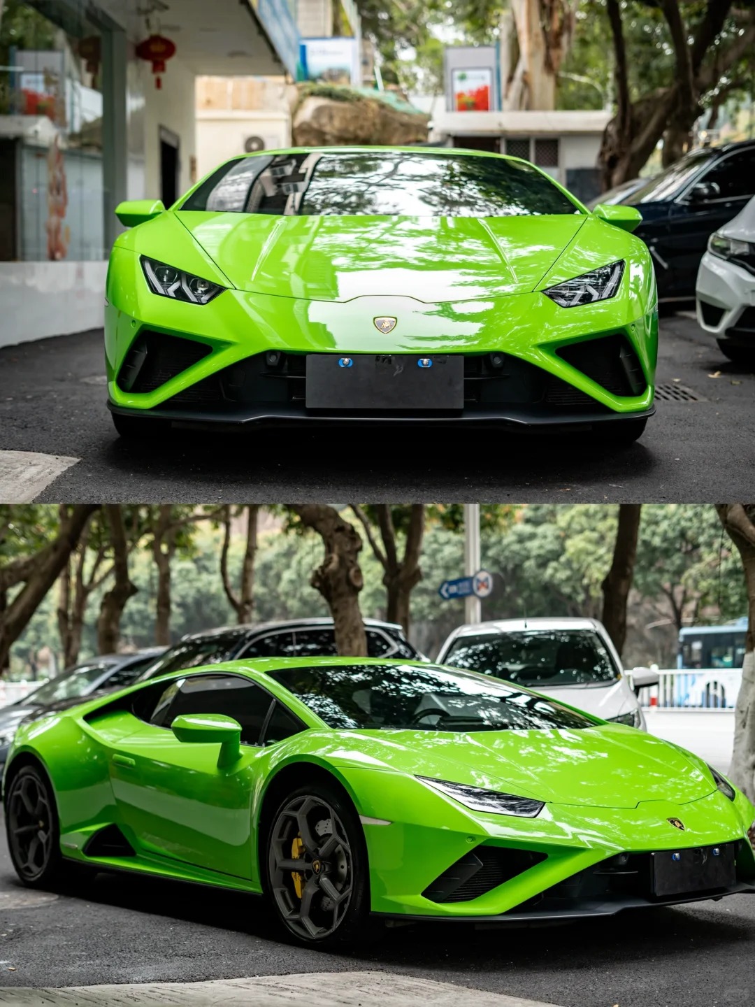 Ravoony Plus Lime Green Vinyl Wrap