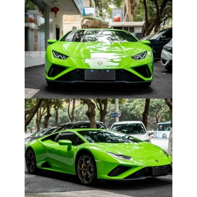 Ravoony Plus Lime Green Vinyl Wrap 02