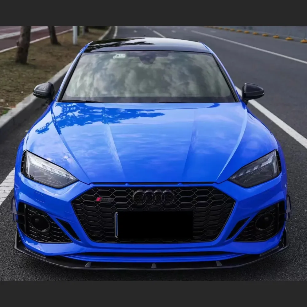 Ravoony Plus Glossy Crystal Royal Blue Car Vinyl Wrap