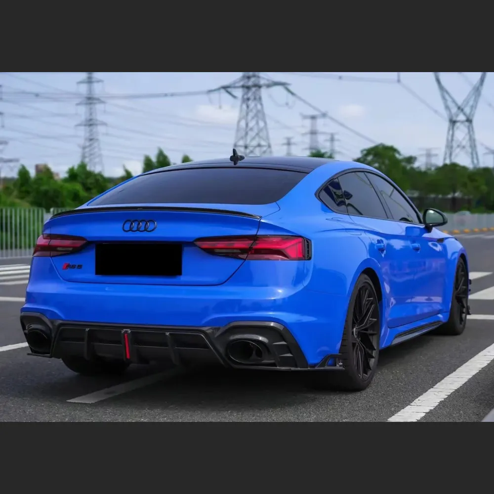 Ravoony Plus Glossy Crystal Royal Blue Car Vinyl Wrap
