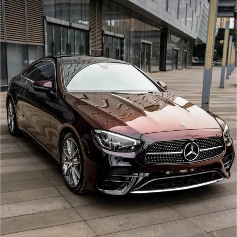 Ravoony Plus Glossy Diamond Black Red Vinyl Car Wrap