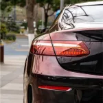 Ravoony Plus Glossy Diamond Black Red Vinyl Car Wrap