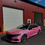 Ravoony Plus Glossy Laser Pink Car Vinyl Wrap