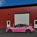 Ravoony Plus Glossy Laser Pink Car Vinyl Wrap
