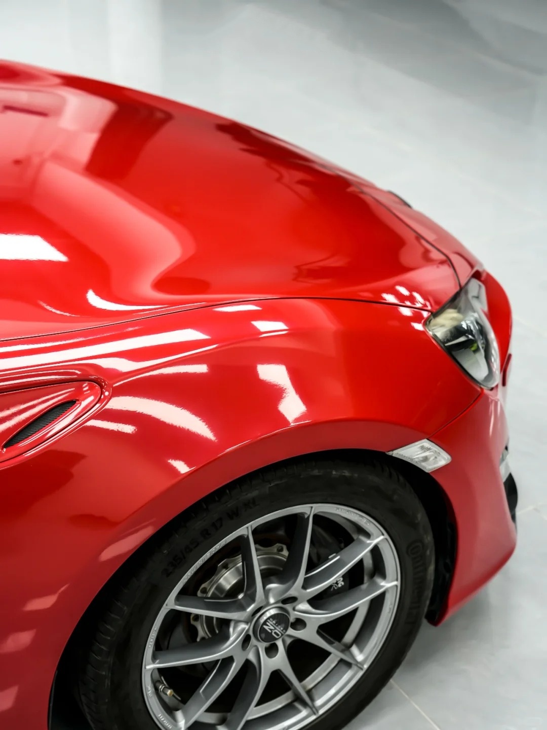Gloss Ferrari Red Car Vinyl Wrap | Ferrari Red Vinyl Wraps