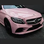 Ravoony Plus Gloss Crystal Peach Pink Car Vinyl Wrap