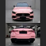 Ravoony Plus Gloss Crystal Peach Pink Car Vinyl Wrap