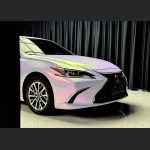 Ravoony Plus PET Glossy Glitter Starry Pink Car Vinyl Wrap