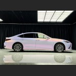 Ravoony Plus PET Glossy Glitter Starry Pink Car Vinyl Wrap