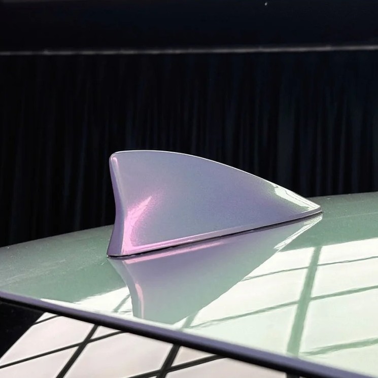 Ravoony Plus PET Glossy Glitter Starry Pink Car Vinyl Wrap