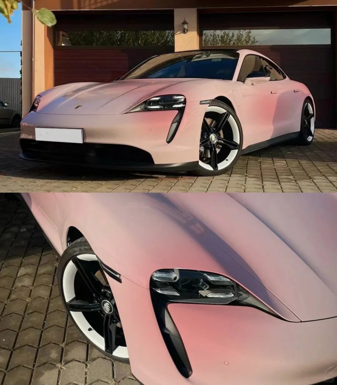Ravoony Plus Customized Spring Peach Pink Car Wrap