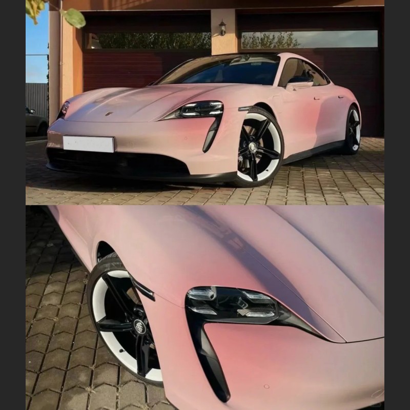 Ravoony Plus Customized Spring Peach Pink Car Wrap