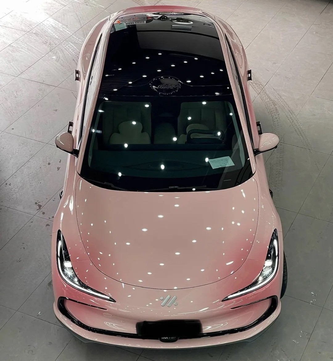Ravoony Plus Customized Spring Peach Pink Car Wrap