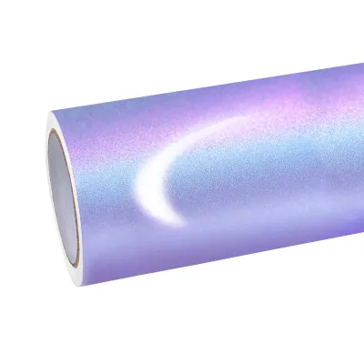 Ravoony Plus Glossy Glitter Starry Pink Car Vinyl Wrap 01