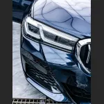 Ravoony Basic Gloss Diamond Black Fantasy Blue Car Vinyl Wrap