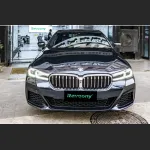 Ravoony Basic Gloss Diamond Black Fantasy Blue Car Vinyl Wrap