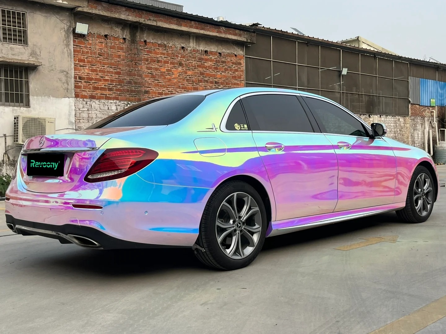 Ravoony Plus Super Gloss Holographic Rainbow Neo Chrome Car Vinyl Wrap