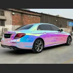Ravoony Plus Super Gloss Holographic Rainbow Neo Chrome Car Vinyl Wrap