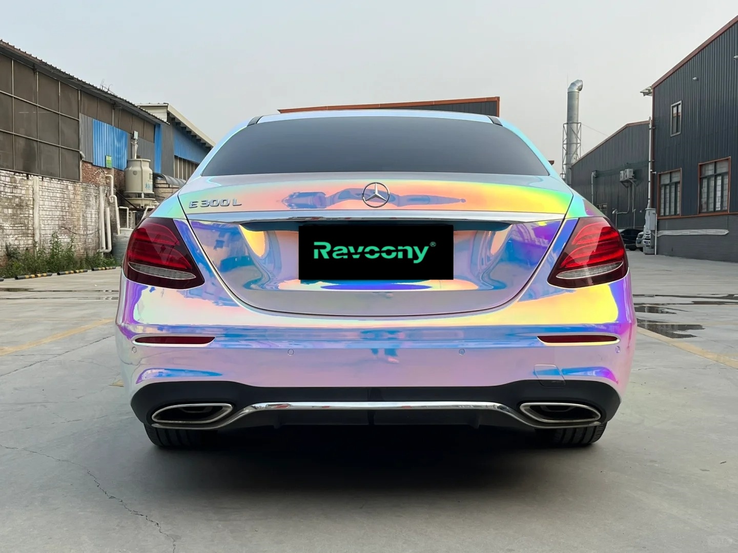 Ravoony Plus Super Gloss Holographic Rainbow Neo Chrome Car Vinyl Wrap