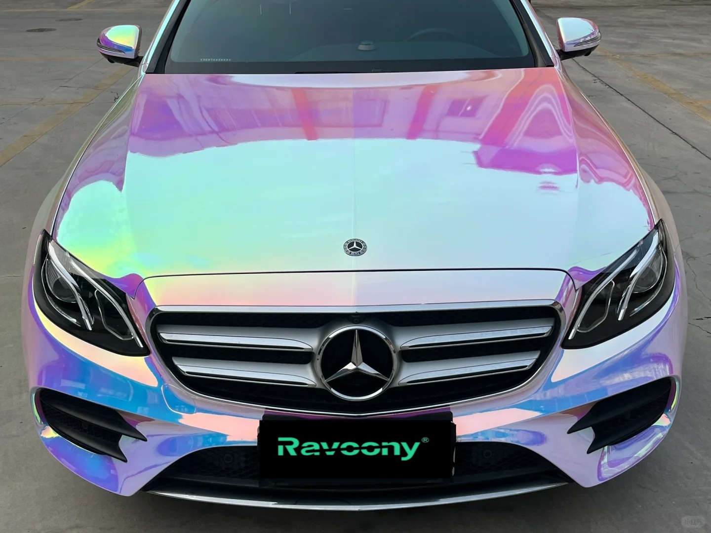 Ravoony Plus Super Gloss Holographic Rainbow Neo Chrome Car Vinyl Wrap