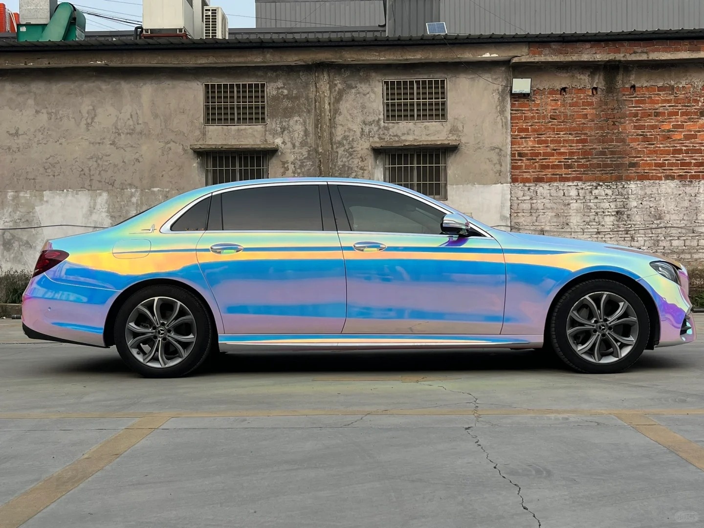 Ravoony Plus Super Gloss Holographic Rainbow Neo Chrome Car Vinyl Wrap