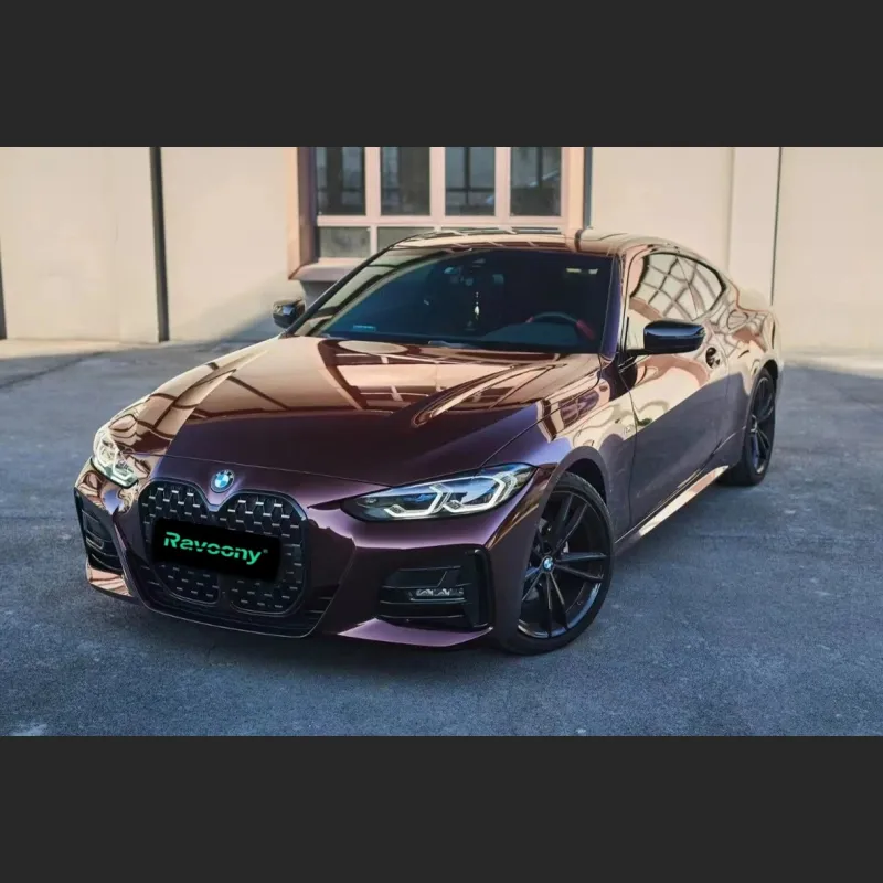 Ravoony Plus Gloss Black Rose Vinyl Wrap