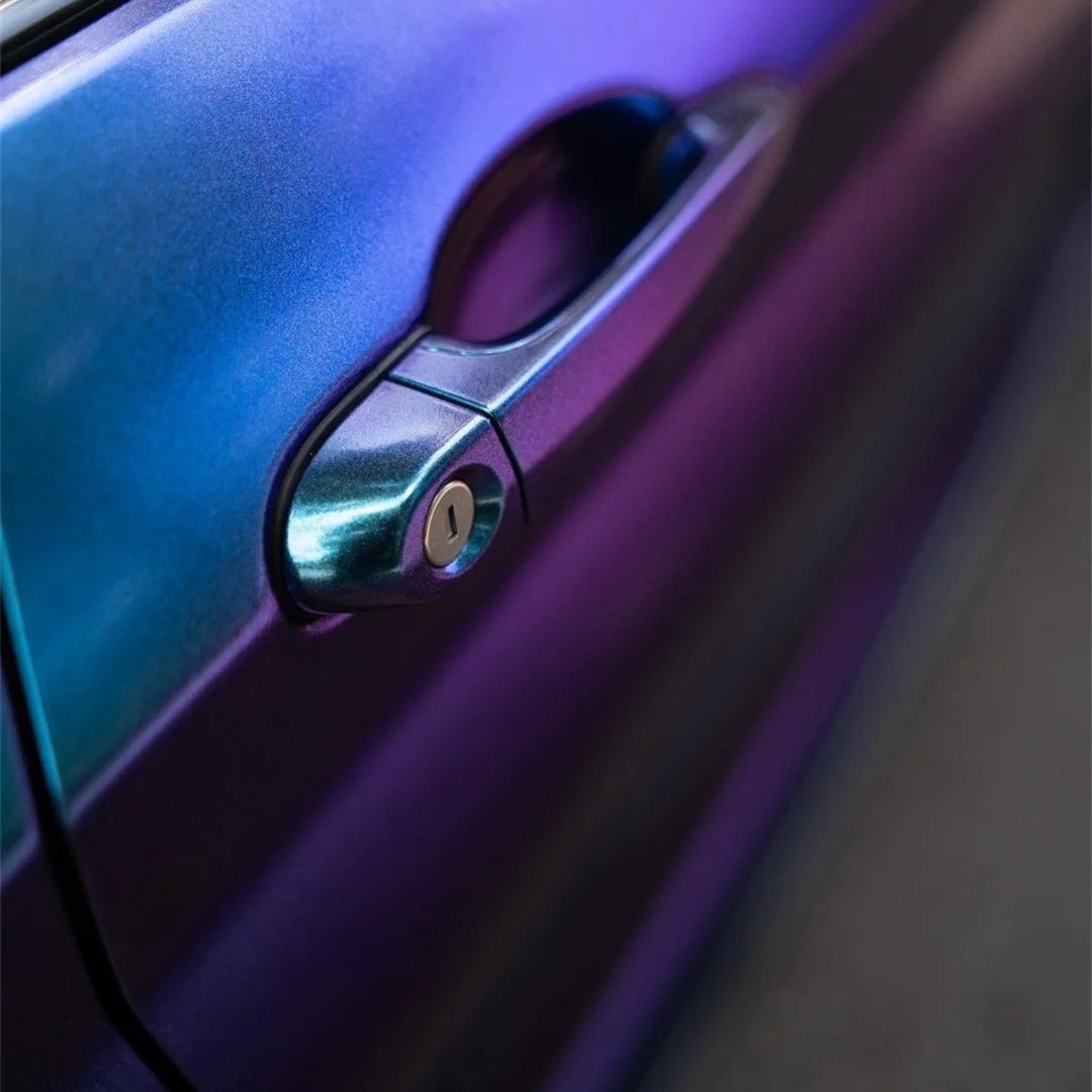 Ravoony Plus Gloss Diamond Blue Purple Vinyl Wrap
