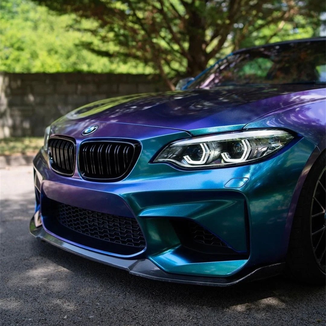 Ravoony Plus Gloss Diamond Blue Purple Vinyl Wrap