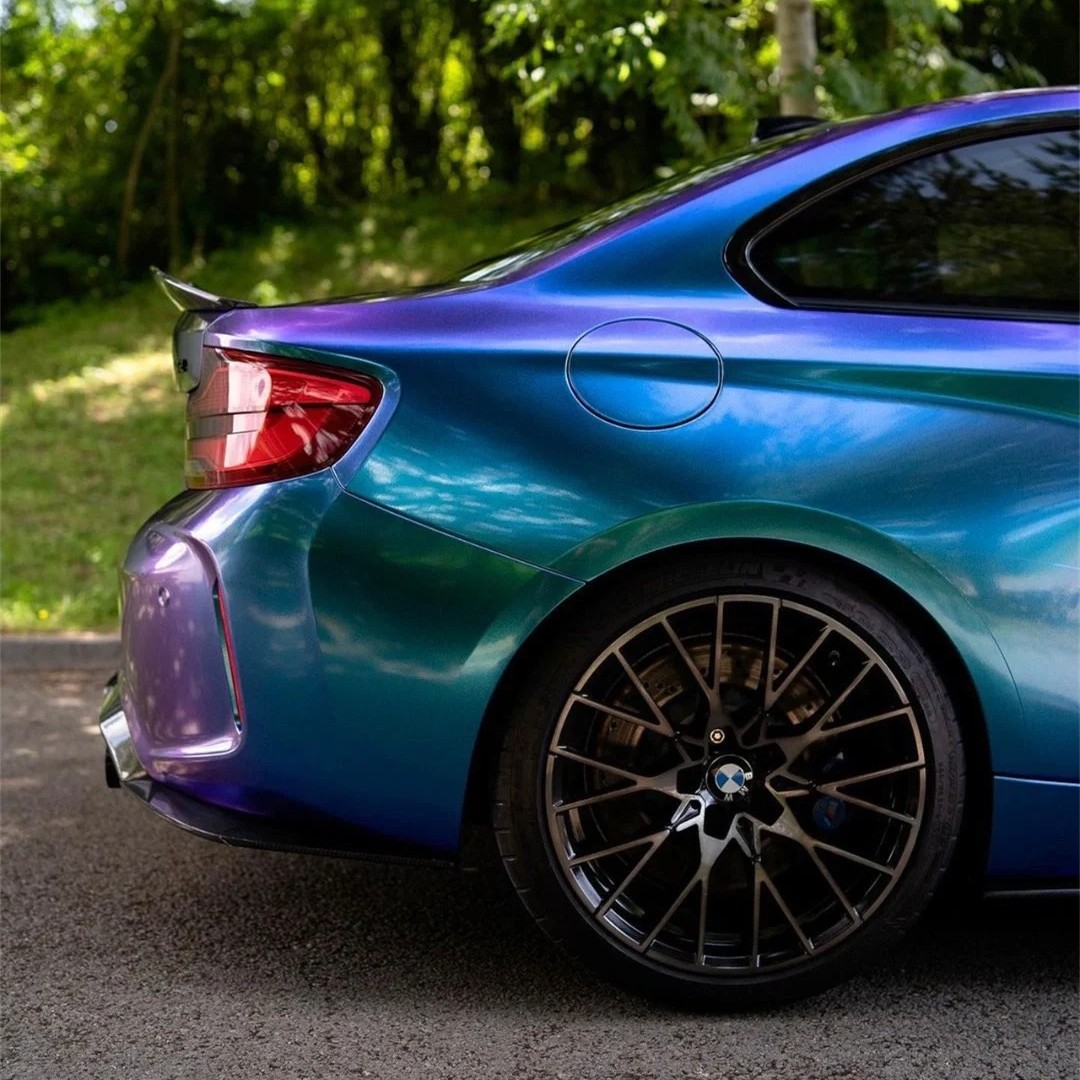 Ravoony Plus Gloss Diamond Blue Purple Vinyl Wrap